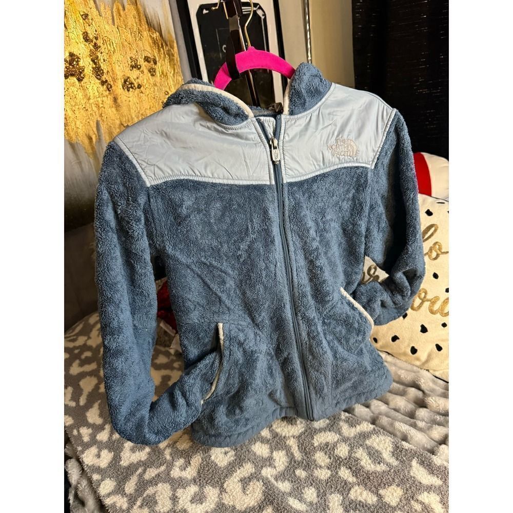 The north face jacket/coat  oso/osito/denali hooded zip up fleece sm